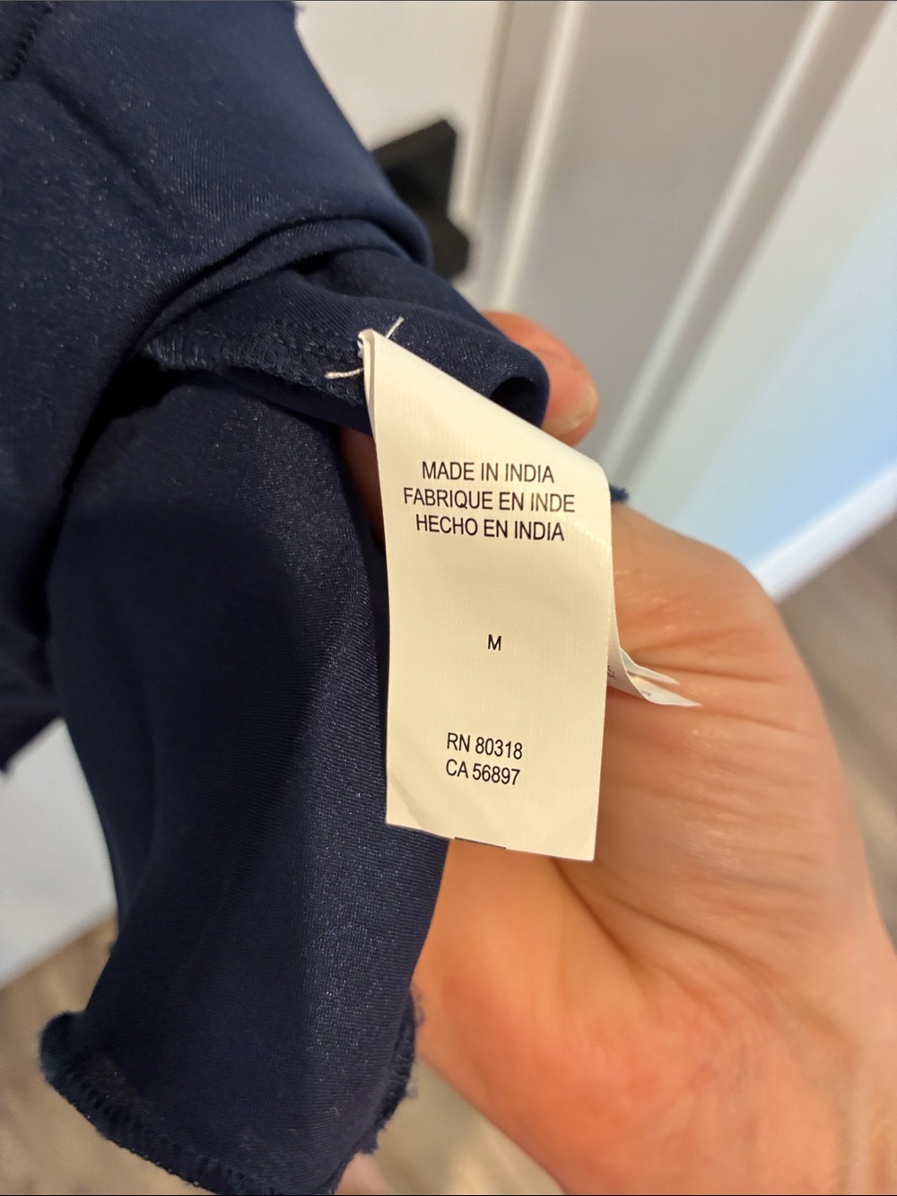 Lucky Brand Navy Pleated Midi Skirt - Picture 3 of 3